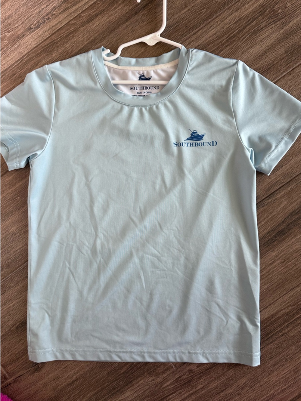 Southbound Boys Light Aqua Short-Sleeve Performance Tee